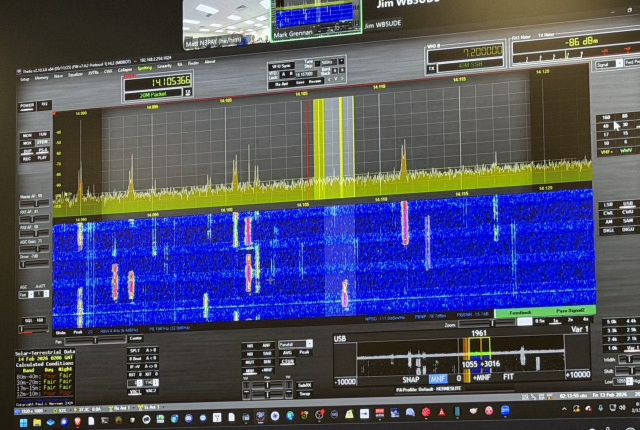 W5TSU's transciever in action